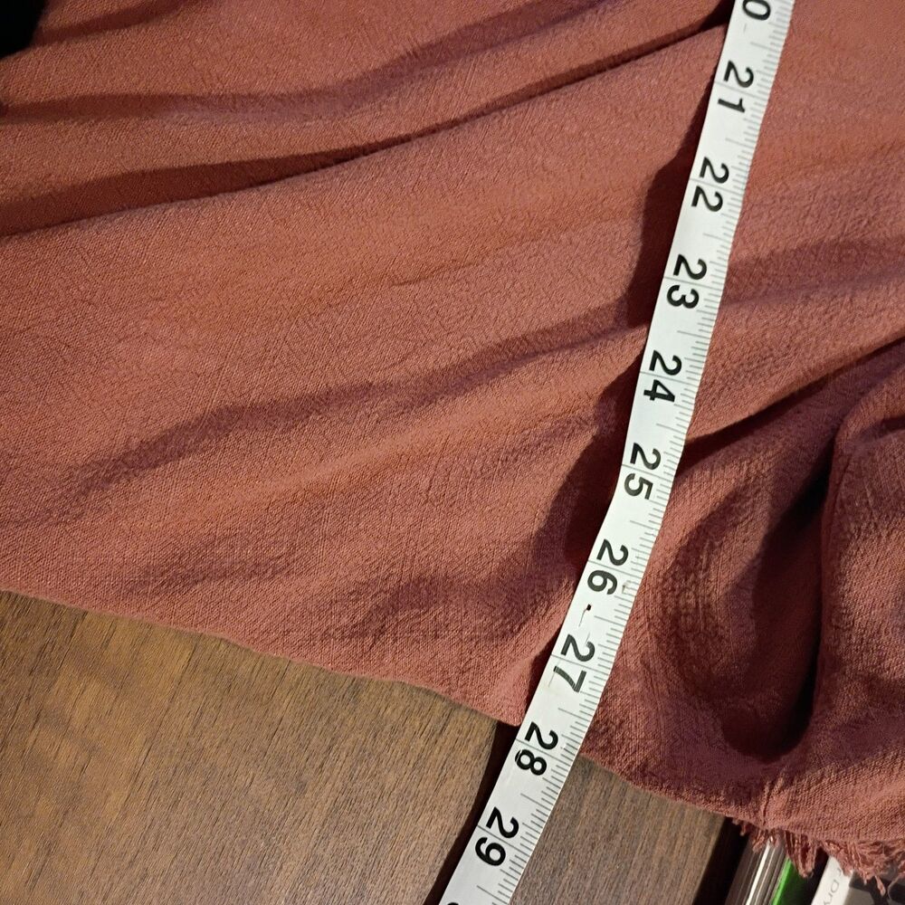 Umgee plus 1xl oversized tunic raw edges - Picture 4 of 4